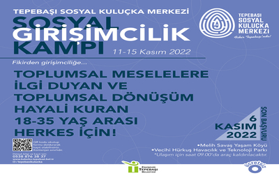 SOSYAL GİRİŞİMCİLİK KAMPI İÇİN BAŞVURULAR BAŞLADI